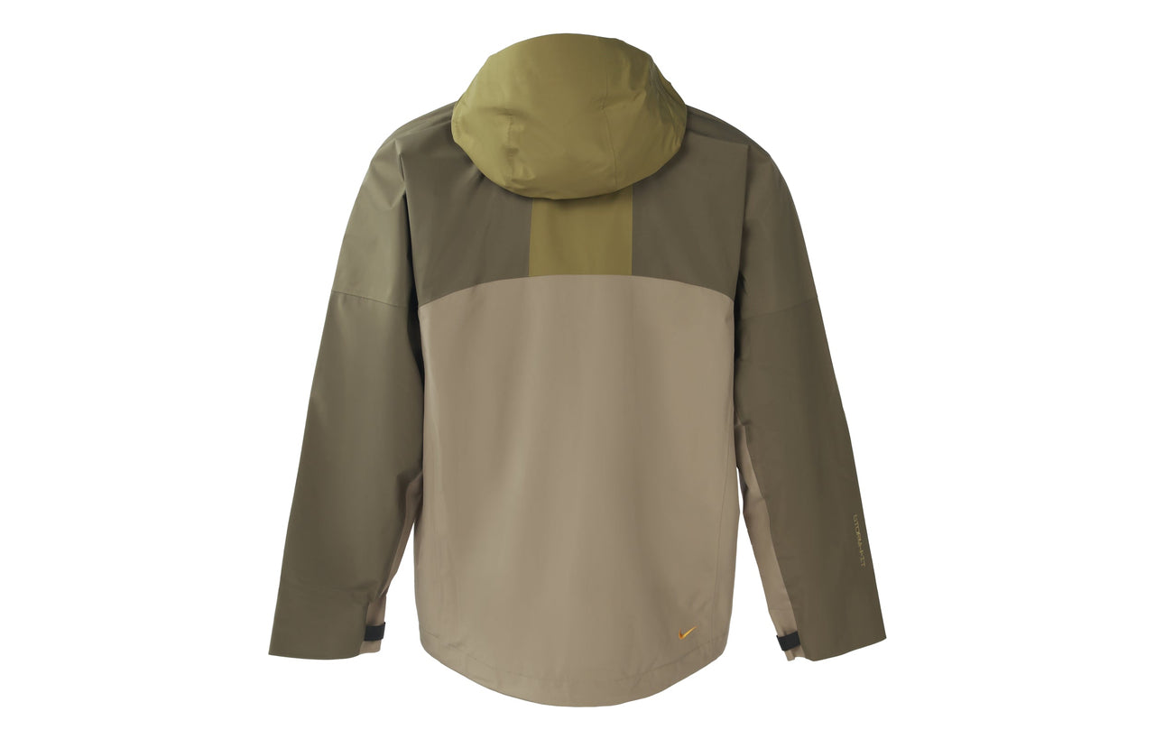 Men's Nike ACG Splicing Long Sleeves Hooded Jacket Autumn Olive Green DR5265-378