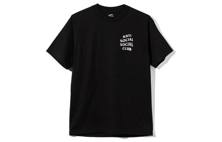 ANTI SOCIAL SOCIAL CLUB Flowers logo Short Sleeve Unisex Black ASSC-511