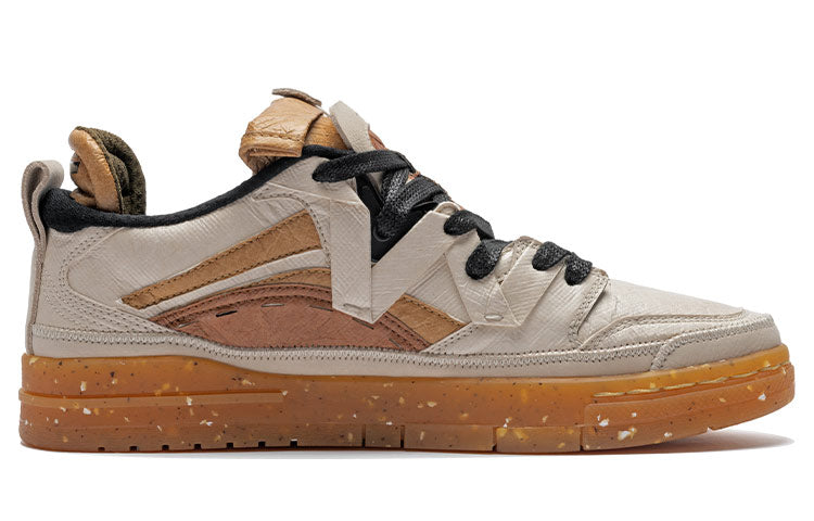Li-Ning Weiwu Pro Skate Shoes 'Beige Tan' AECR089-1