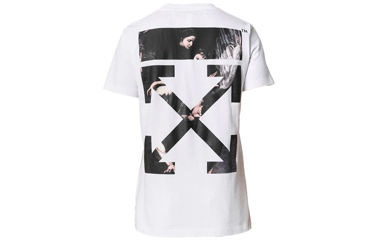 Off-White SS20 Caravaggio Arrow Back Arrows Sketch Mens Logo OMAA027S201850040188