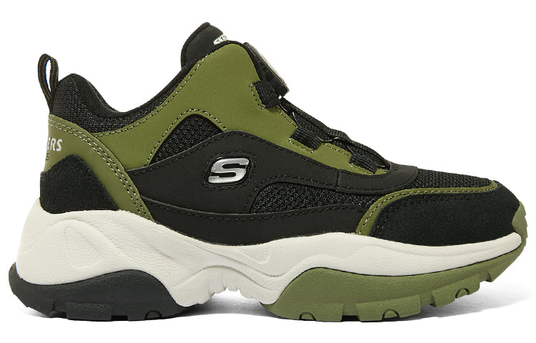 (GS) Skechers Sport Shoes 'Olive Black' 402247L-BKOL