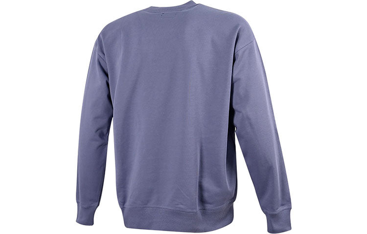 Converse Embroidered Workmark Fleece Crew 'Purple' 10023777-A02