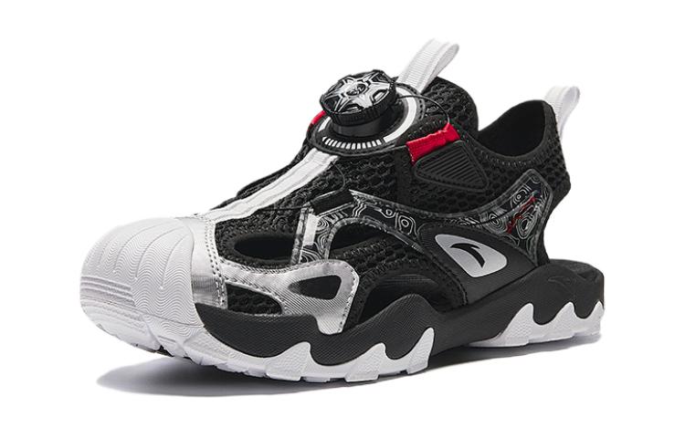 (GS) ANTA Outdoor Sandals 'Black Silver White' A312426909-2