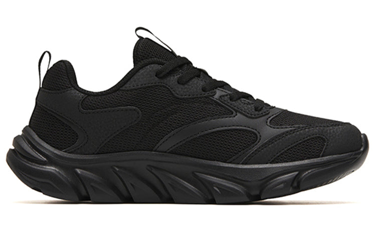 (WMNS) ANTA Running Series Sneakers 'Pure Black' 122245575-8