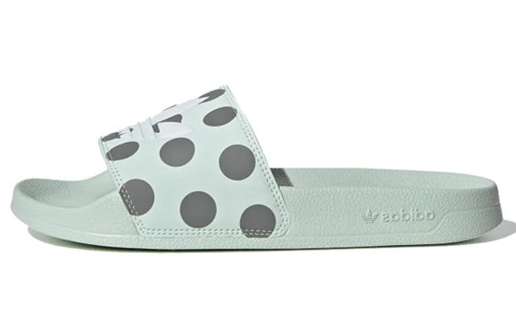 (WMNS) adidas Adilette Slides 'Dash Green Polka' FU9150