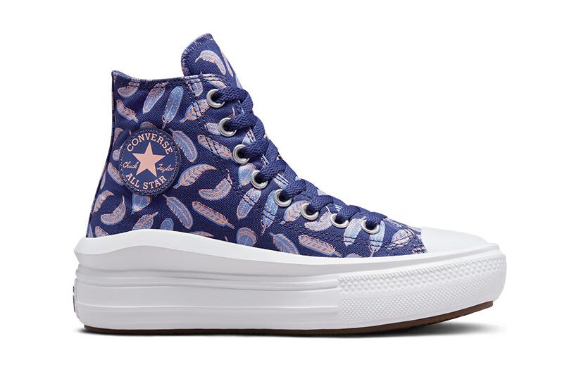 Converse Chuck Taylor All Star Move Platform High GS 'Feathers' A01515C