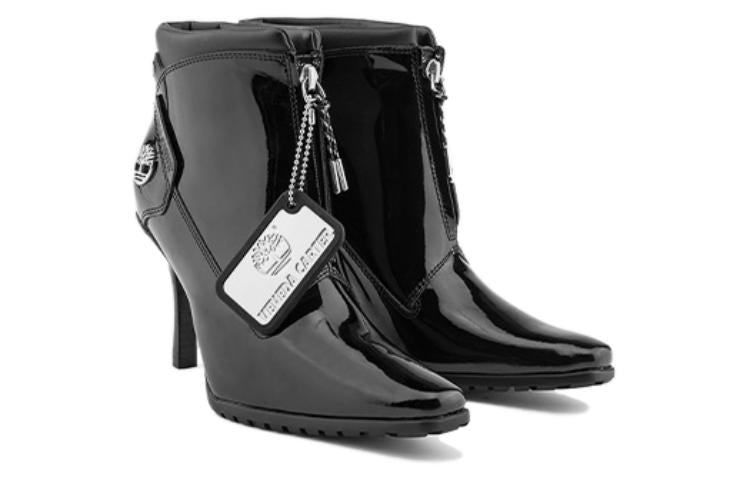 (WMNS) Timberland x Veneda Carter Zip Boots 'Black Patent Leather' A69TBW