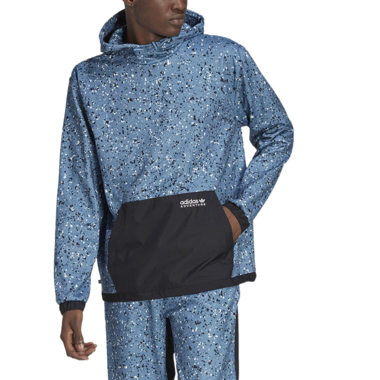 adidas originals Adventure Winter Allover Print Hoodie 'Altered Blue Multicolor' HK5015