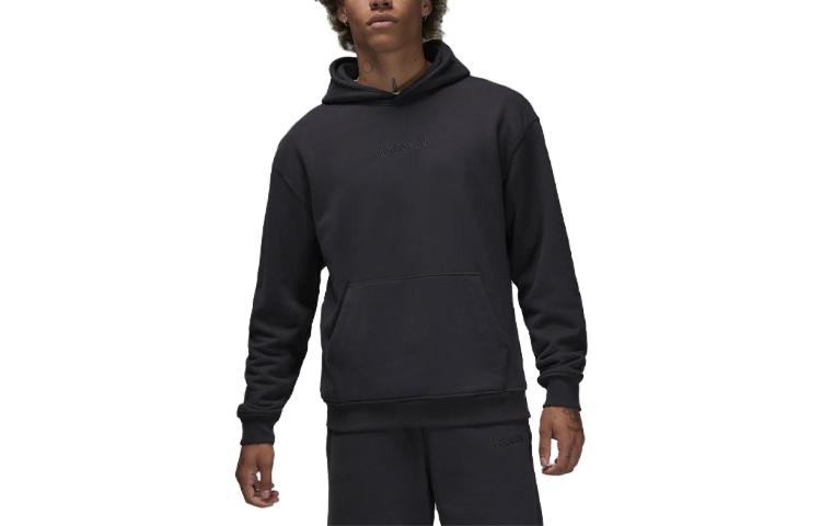 Air Jordan Wordmark Fleece Hoodie 'Off Noir' FJ1966-045