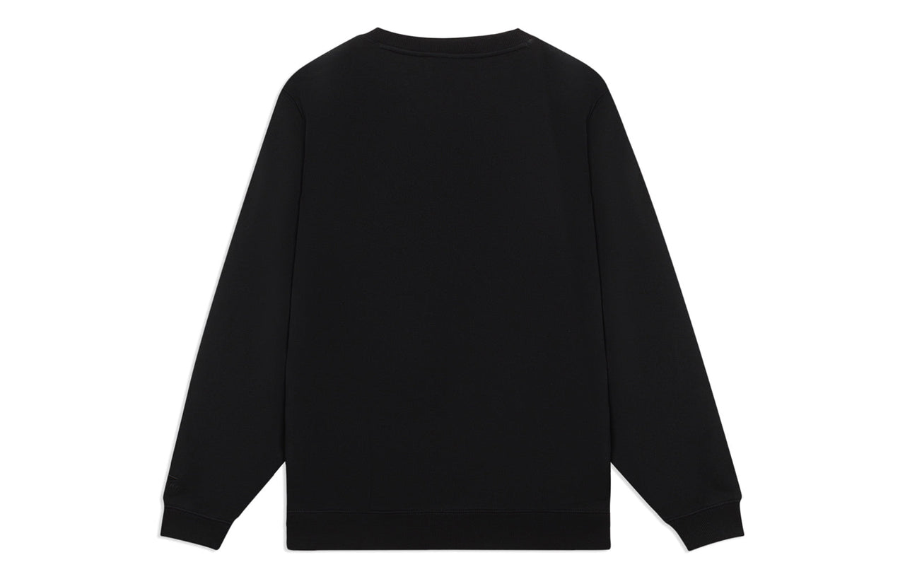 Li-Ning Chinese Color Label Logo Sweatshirt 'Black' AWDT073-4