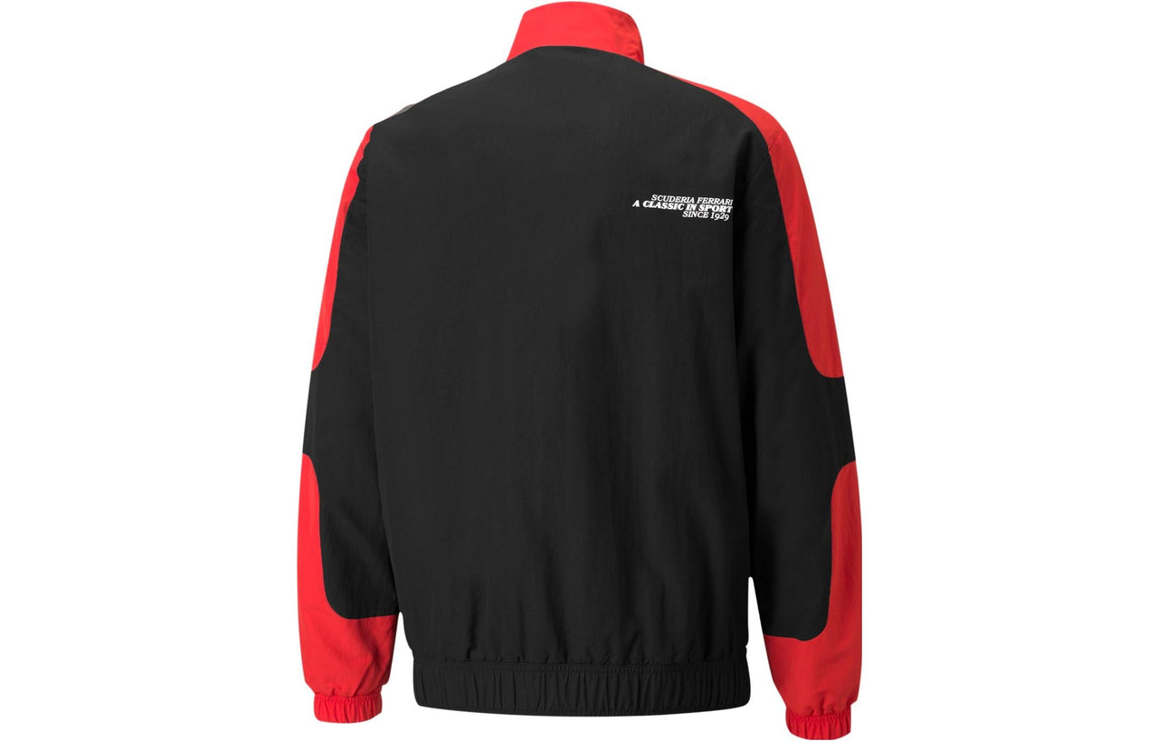 PUMA Ferrari Race Statement Woven Jacket 'Black Red White' 531644-02