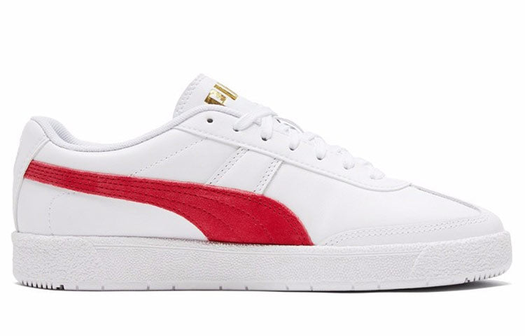 PUMA Oslo-City Casual Board Shoes White/Red 374976-05
