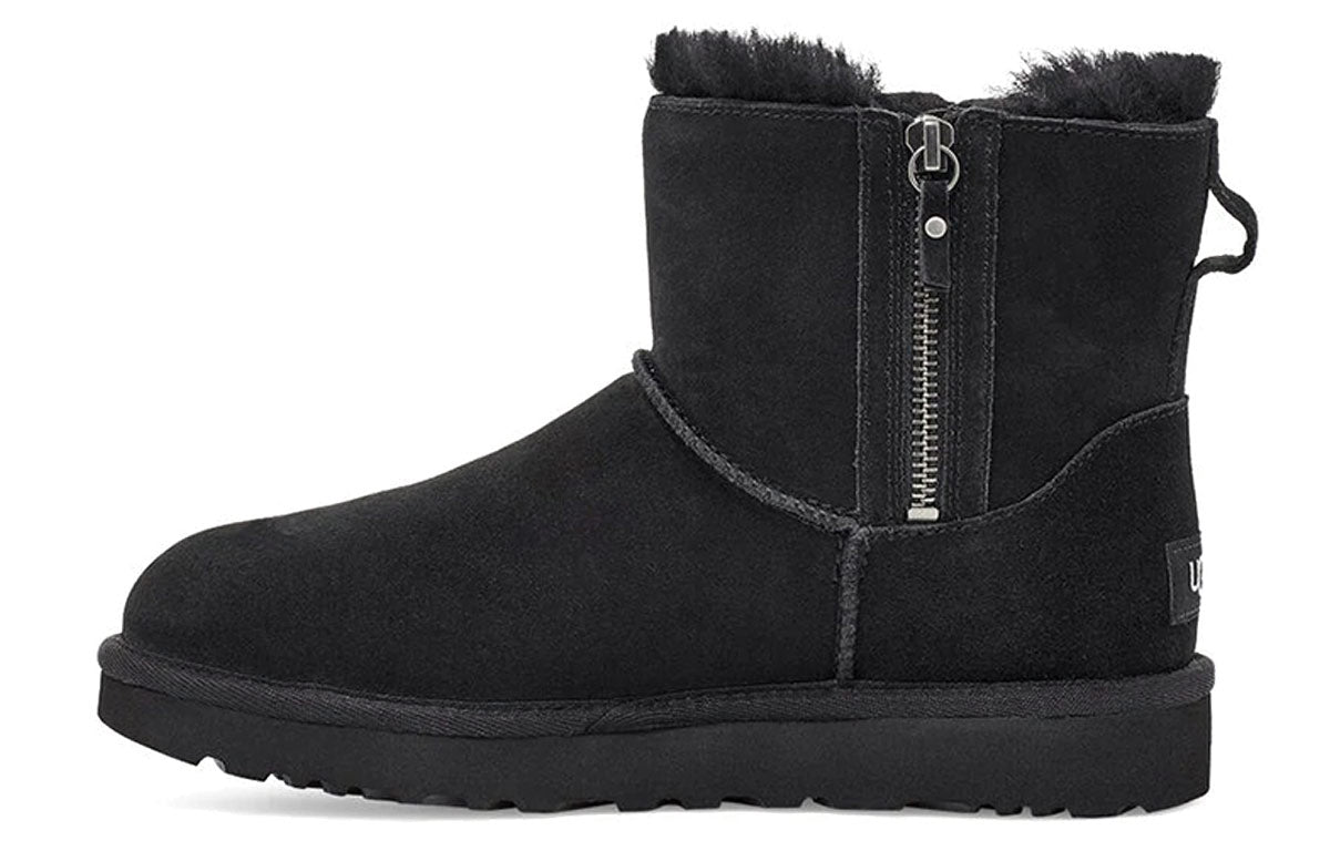 (WMNS) UGG Classic Mini Double Zip 1118853-BLK