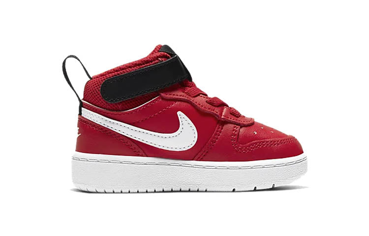 (TD) Nike Court Borough Mid 2 'Red Black White' CD7784-600