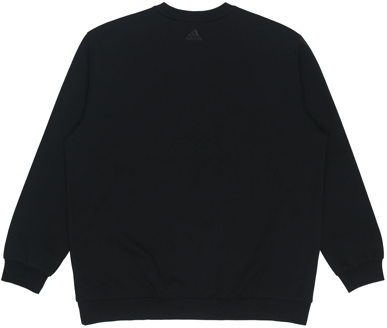Men's adidas Logo Printing Round Neck Pullover Long Sleeves Autumn Black HM2960