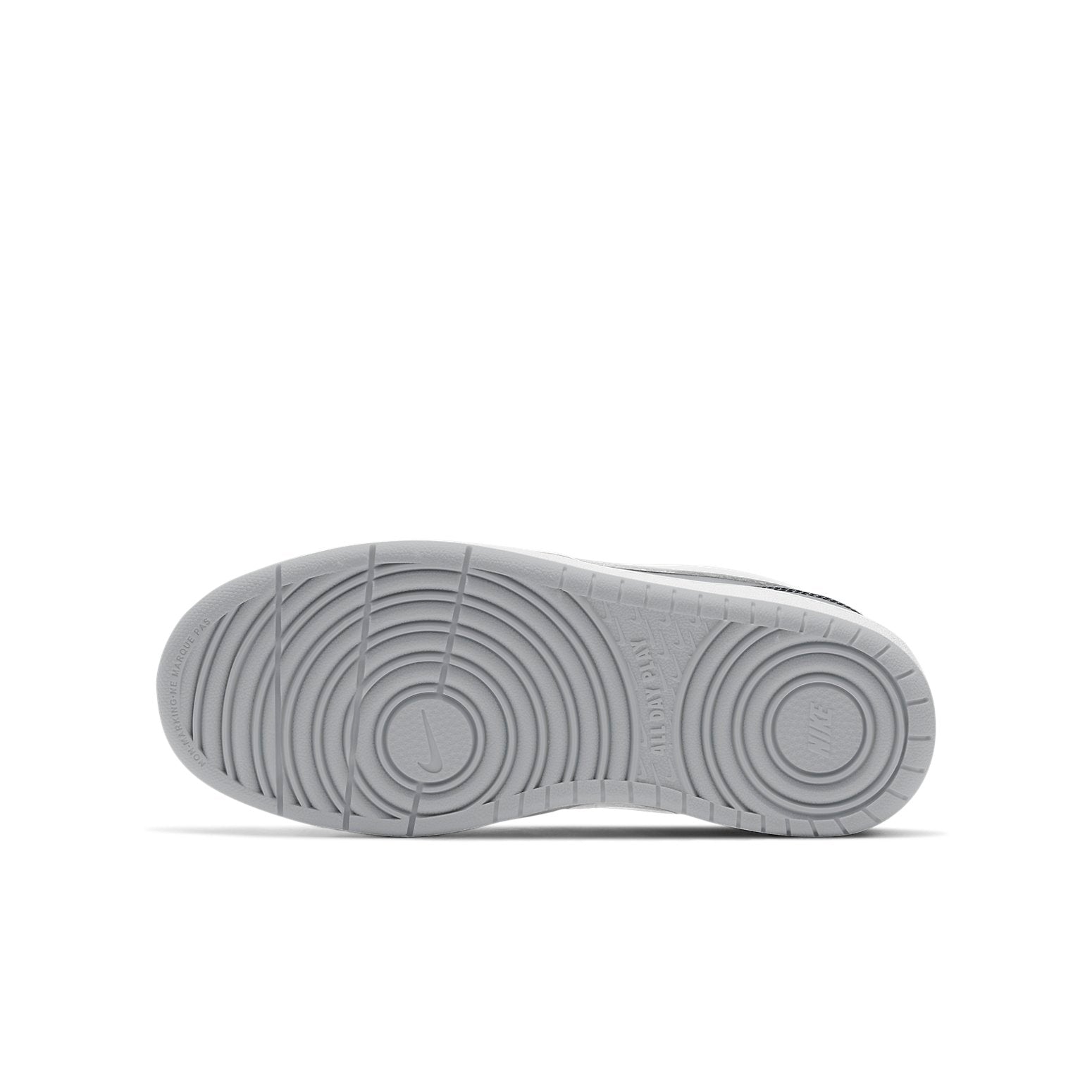 (GS) Nike Court Borough Low 2 'Gray White' BQ5448-008