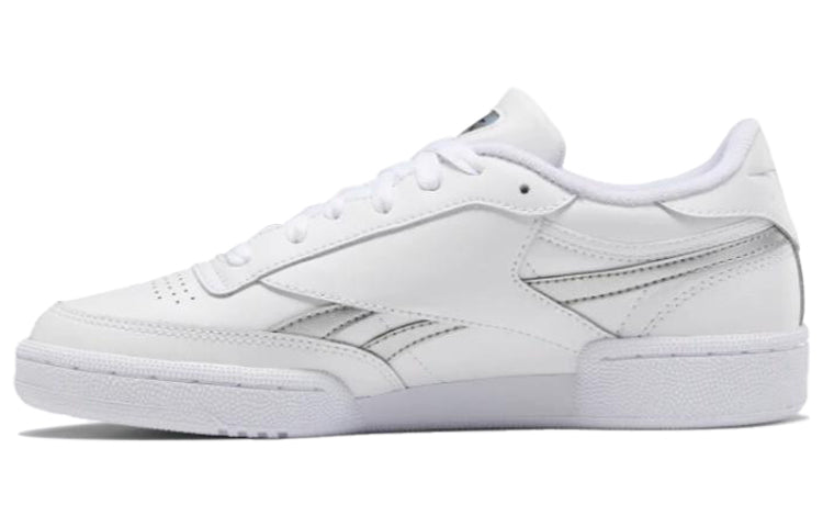 (WMNS) Reebok Club C Revenge Running Shoes Black/White EH1516