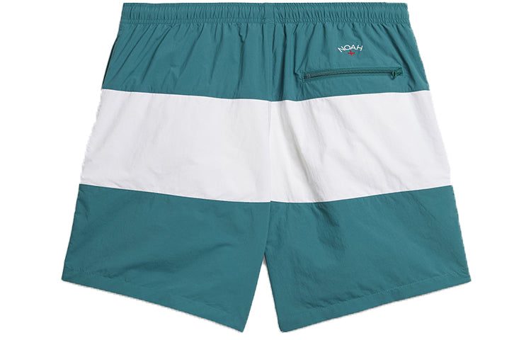 adidas originals x NOAH Shell Logo Trunks 'White Green' GE1259