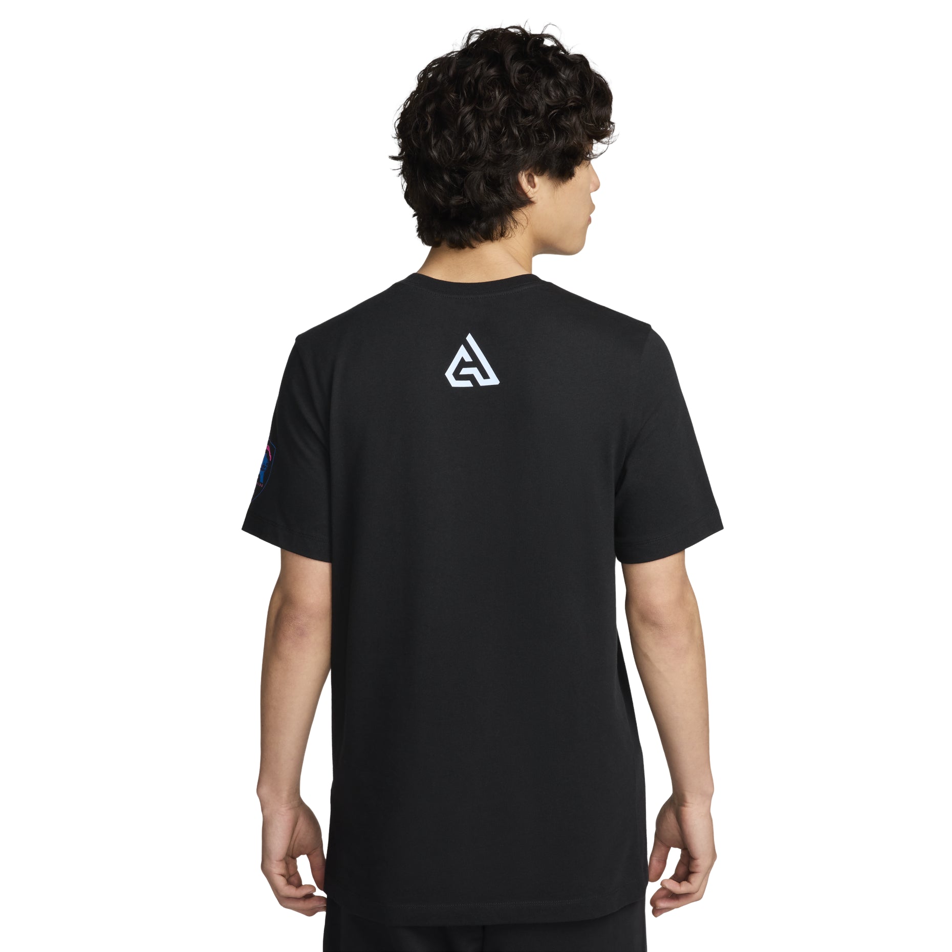 Nike Giannis Basketball T-Shirt Asia Sizing 'Black' FZ8078-010