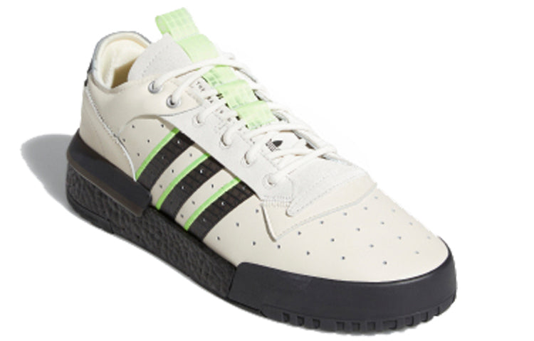 (WMNS) adidas Rivalry Rm Low 'White Black Green' EF6445