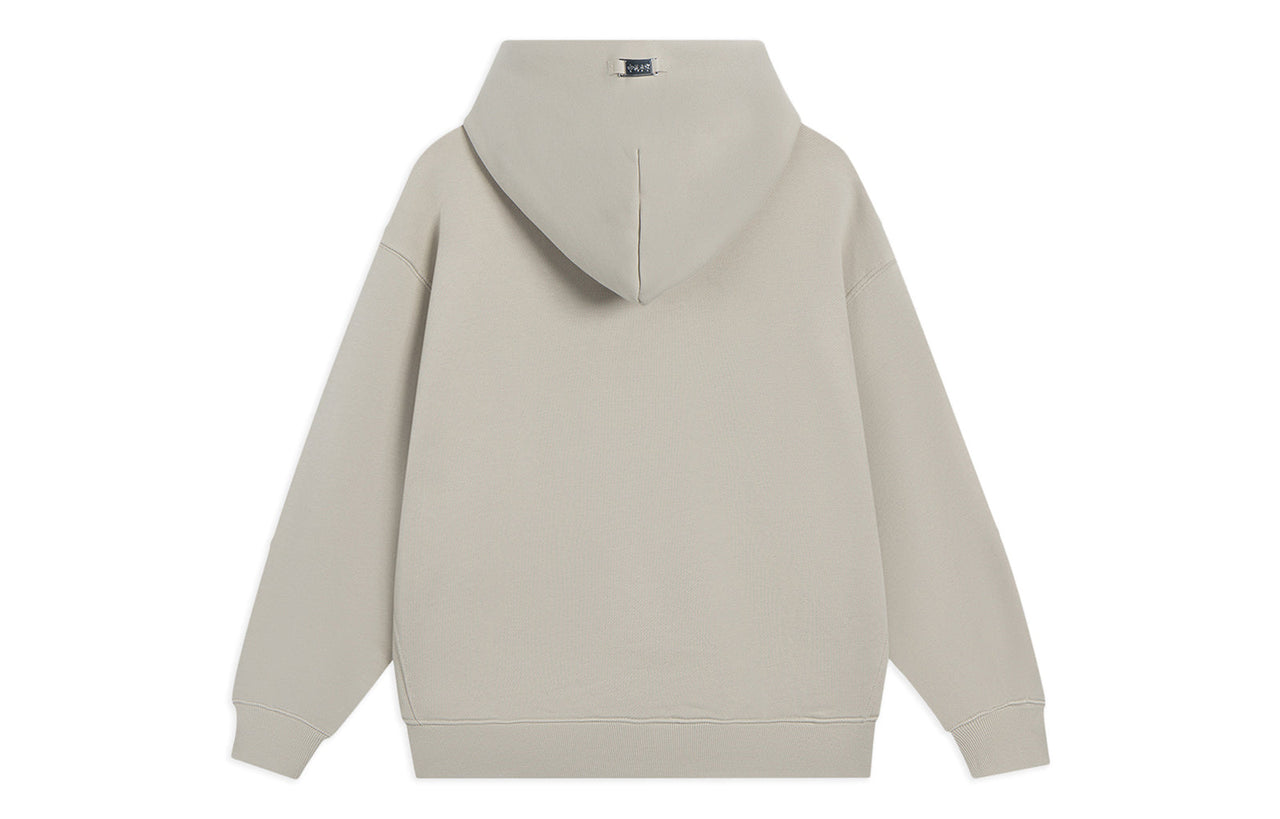 (WMNS) Li-Ning Small Logo Hoodie 'Grey' AWDSC92-2