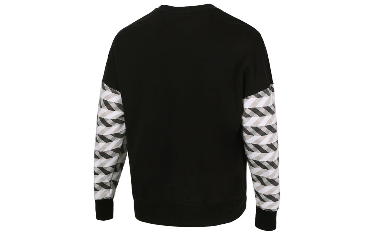 PUMA Kontrast Crew Neck Sweater 'Black White' 531488-51