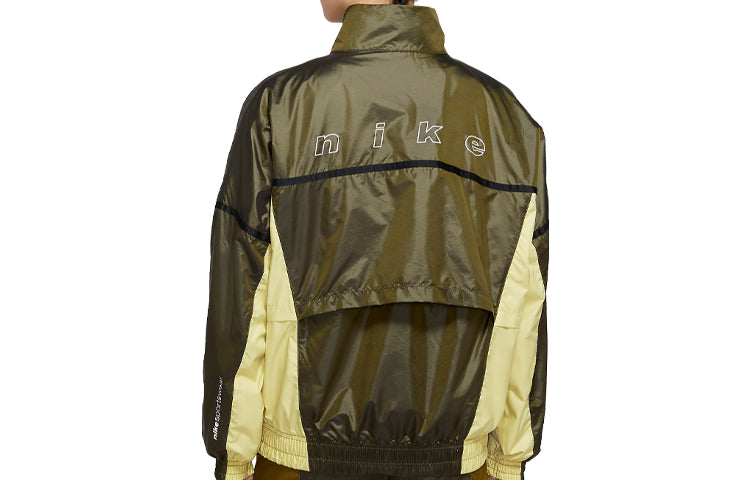 (WMNS) Nike Sportswear Windproof Jacket Olive Green CU6390-368