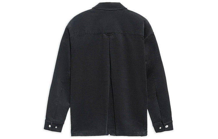 Li-Ning BADFIVE Pattern Loose Jacket 'Black White' AFDRA33-1