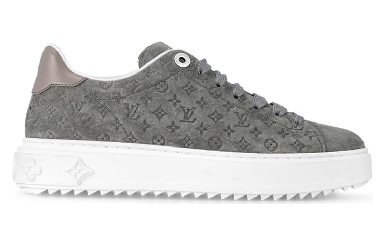 (WMNS) LOUIS VUITTON Time Out Sneakers 'Grey Minimonogram' 1ABR1M