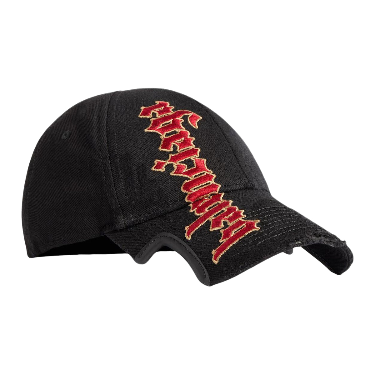 Balenciaga Gothic Placement No Closure Cap 'Black' 8465044F7B51000