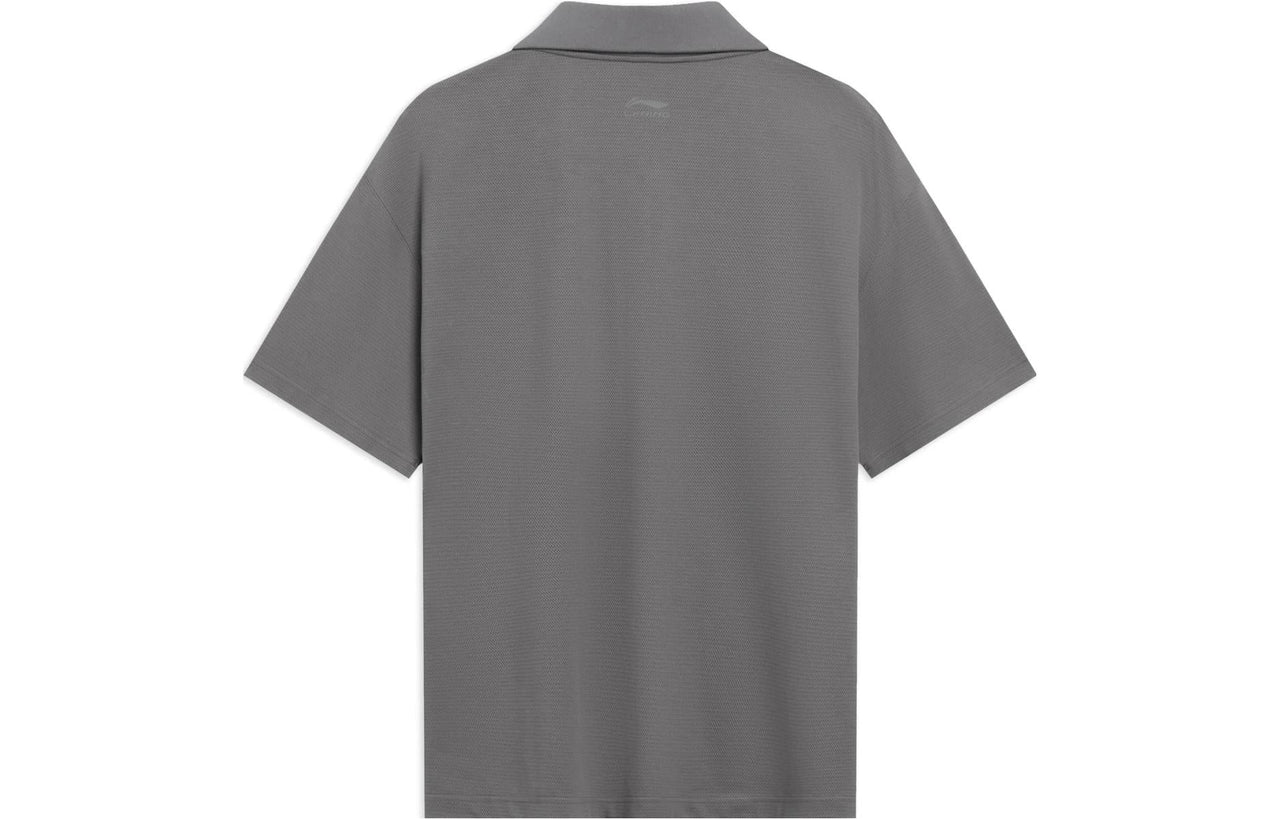 Li-Ning Logo Polo Shirt 'Grey' AHST629-4