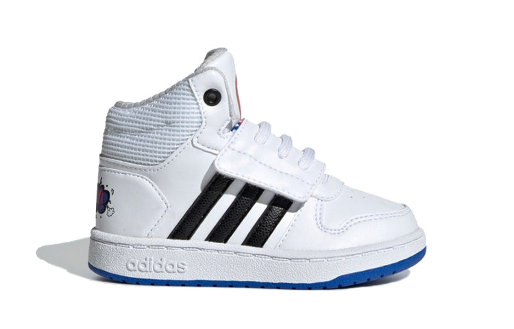 (TD) adidas neo adidas Hoops 2.0 Mid 'White Black Blue' EE8551