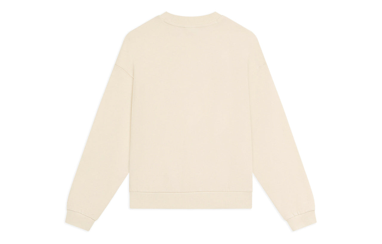(WMNS) Li-Ning Casual Lifestyle Pullover 'Cream White' AWDS634-1
