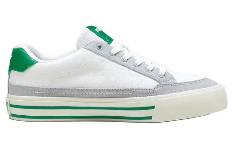 PUMA Court Classic Vulc Sneakers 'White Green' 395020-06