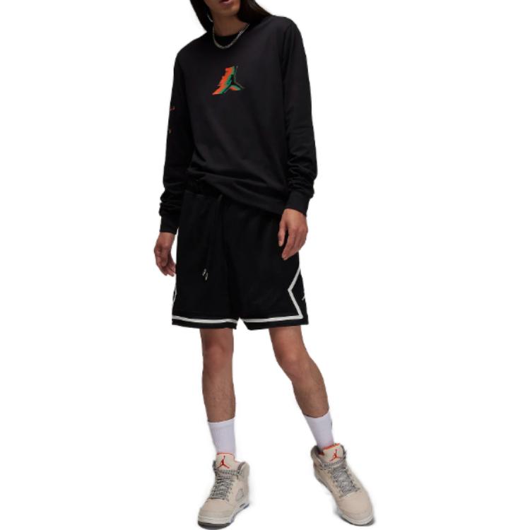 Air Jordan Long-Sleeve T-Shirt 'Black' FB7456-010