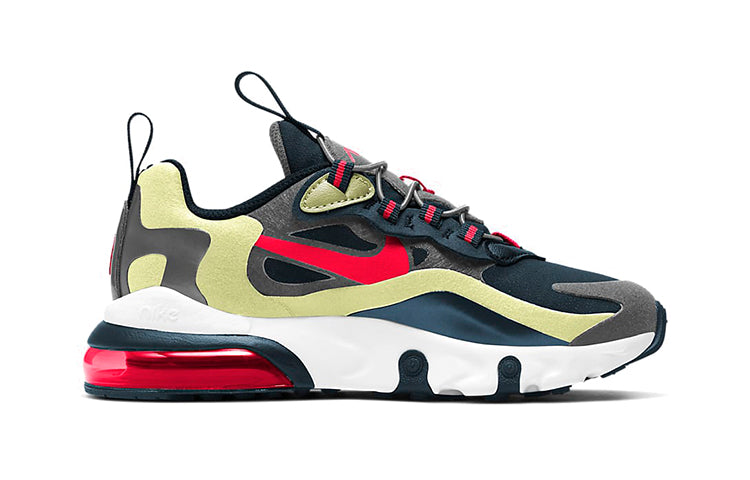 (PS) Nike Air Max 270 React 'Iron Grey Lime Crimson' BQ0102-015