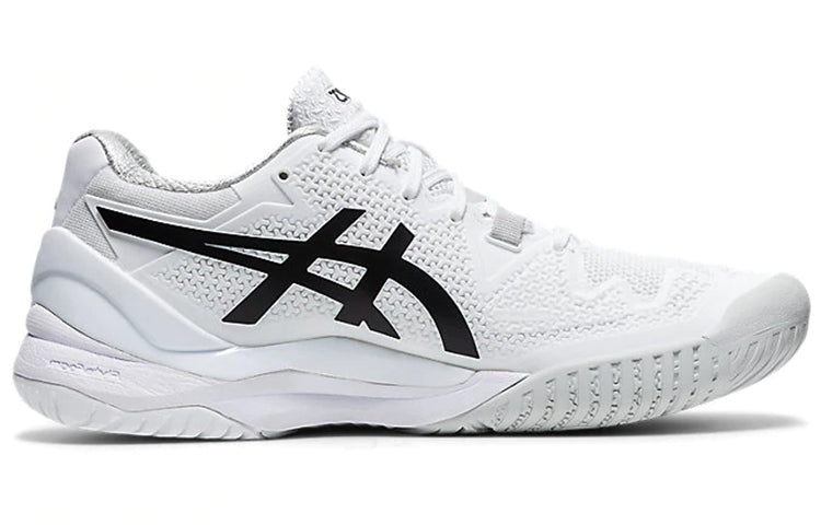 (WMNS) ASICS Gel Resolution 8 'White Black' 1042A072-101