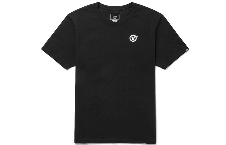 Vans Casual Sports Short Sleeve Round Neck Couple Style Black VN0A48B1BLK