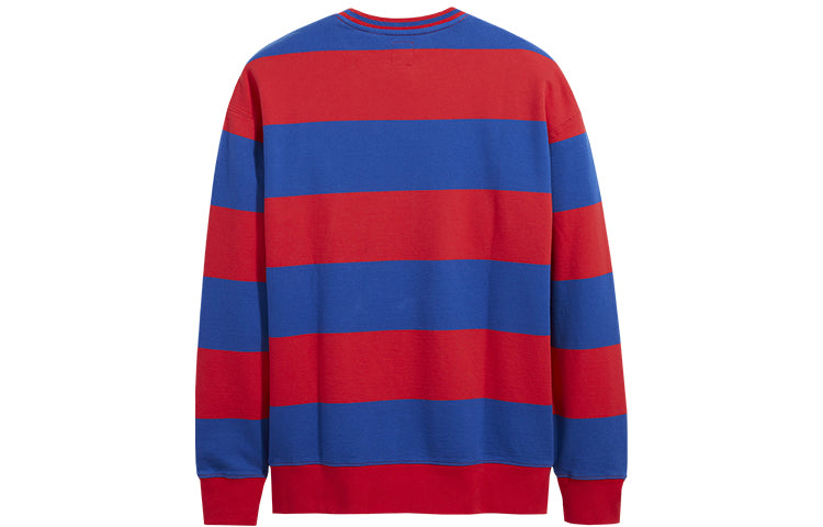 Men's Levis x Peanuts Crossover Round Neck Pure Cotton Printing Red Blue 23894-0003