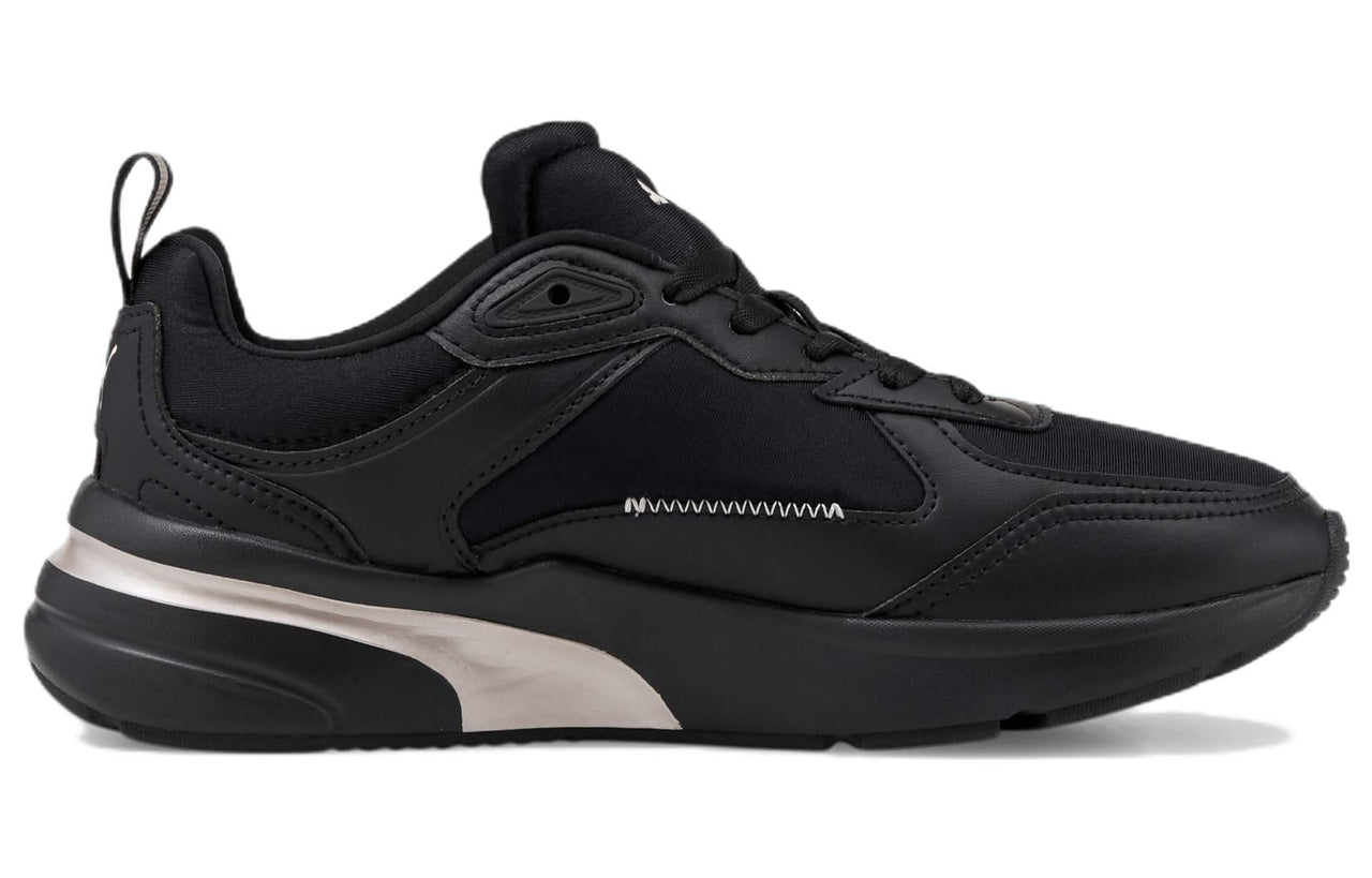 (WMNS) PUMA FS Runner Metallic 'Black Pink' 388632-01