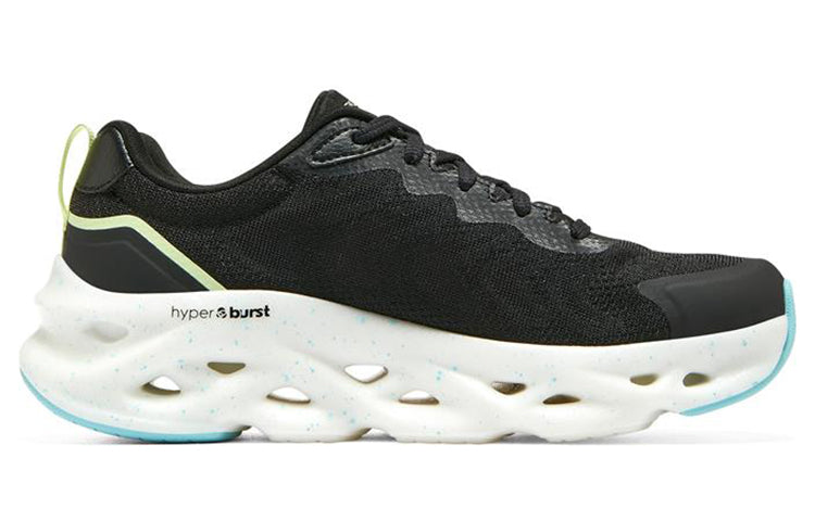 (WMNS) Skechers Go Run Swirl Tech 'black' 128794-BKLM