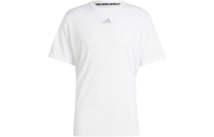 adidas HIIT Workout 3-Stripes Tee Asia Sizing 'White' IS3718