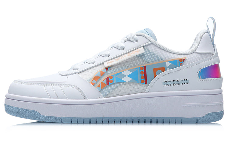 (WMNS) Li-Ning No.258 Classic Leisure Low 'White Blue' AGCR202-3