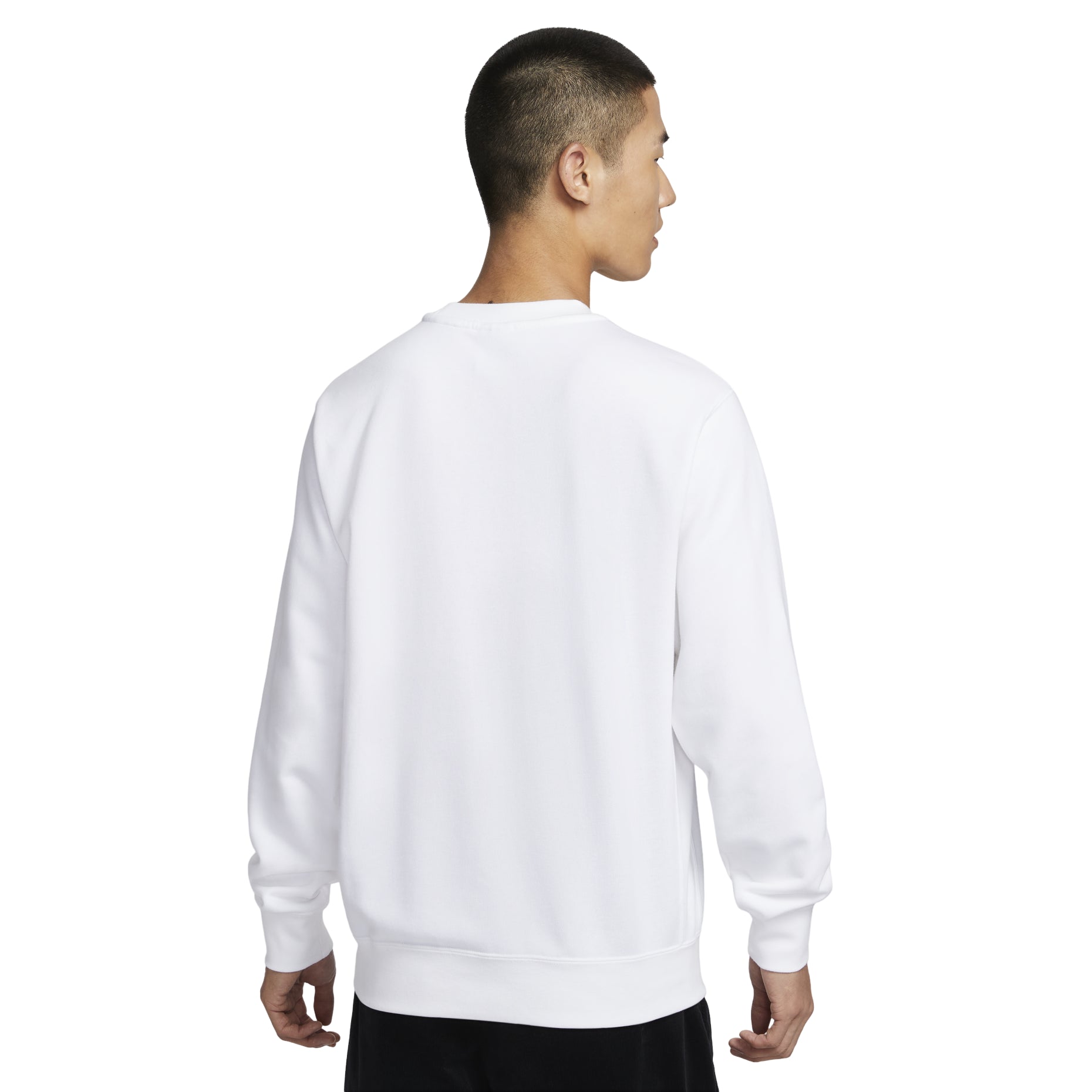 Nike Sportswear French Terry Crew-Neck Sweatshirt 'White' FZ5203-100