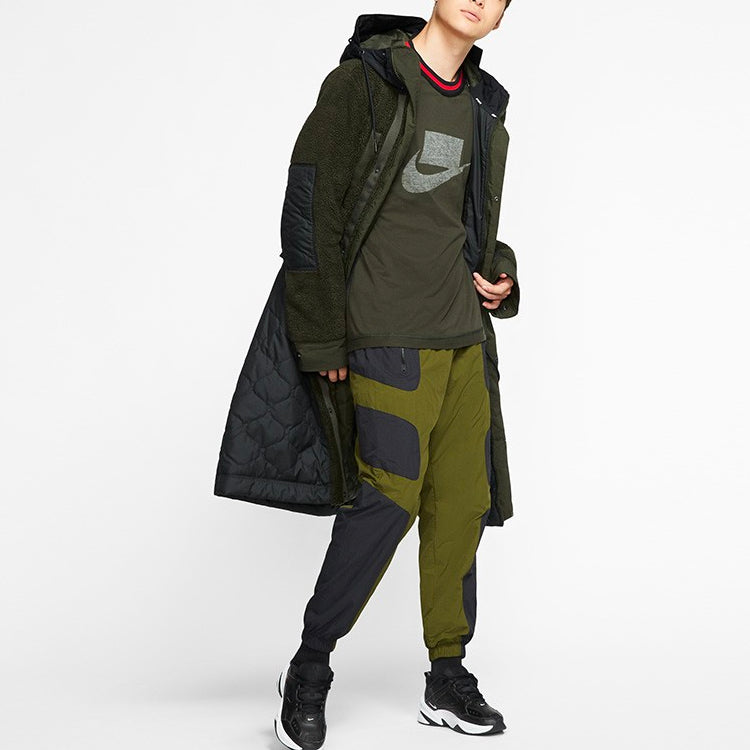 Nike Sportswear Woven Sports Pants Asia Sizing 'Green' BV5216-010