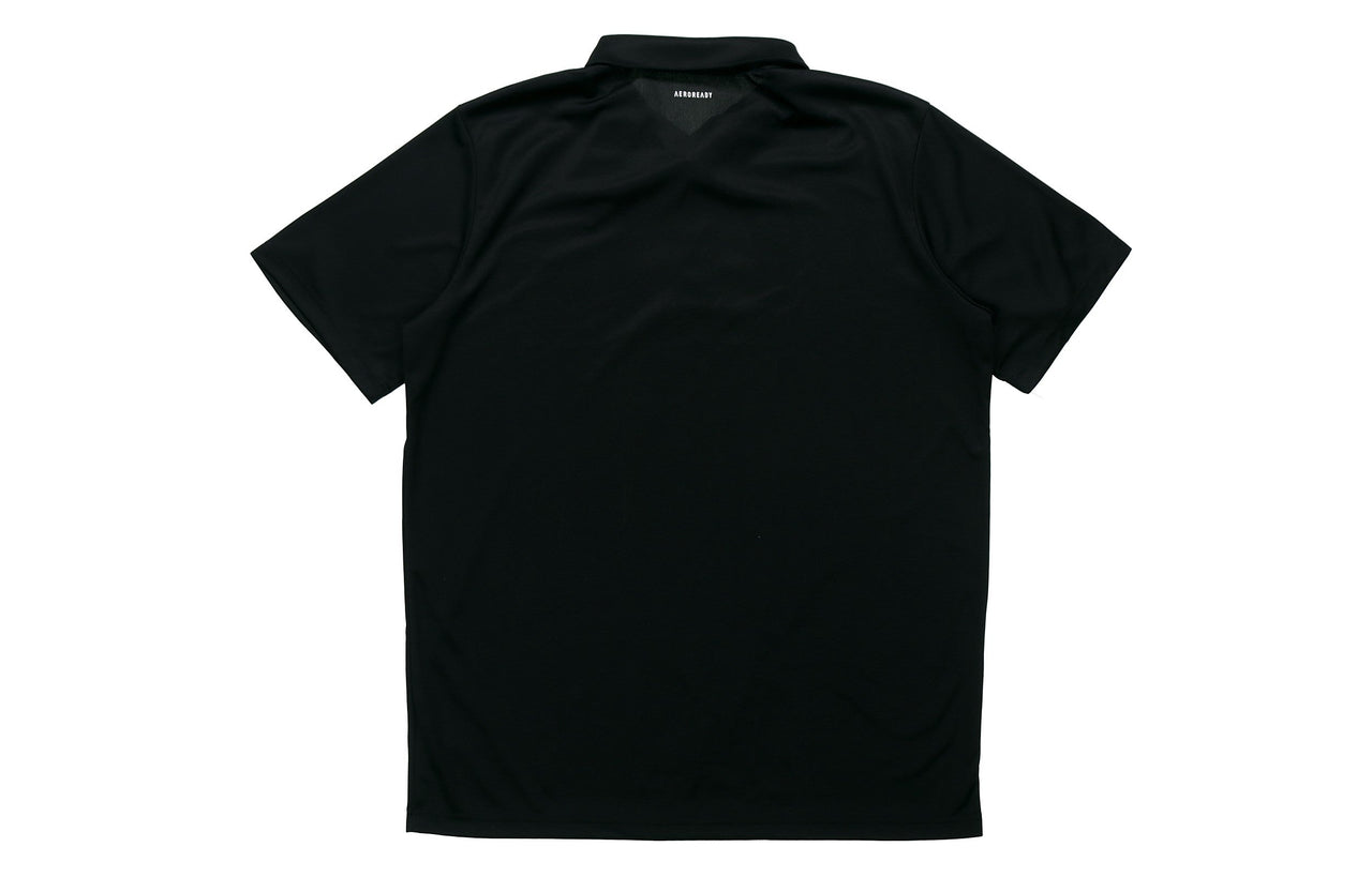 adidas Fab Logo Applique Sports Breathable Short-sleeve Polo Shirt Men Black CV8322