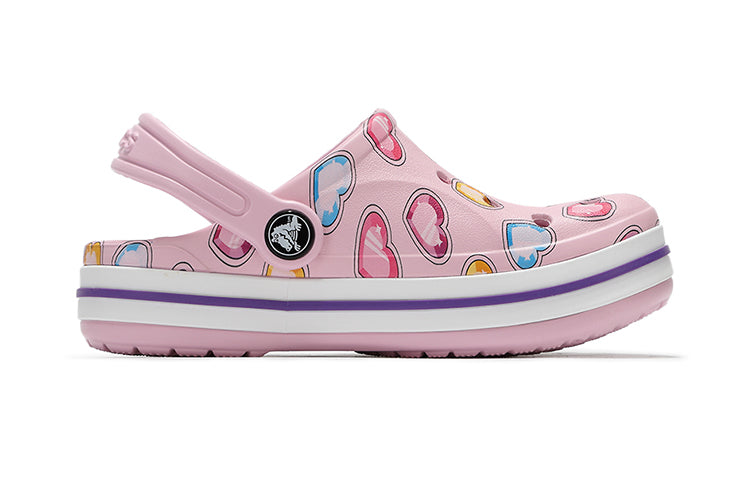(PS) Crocs Classic Clog Multi-Color Pattern Shoe Pink 207020-6GD