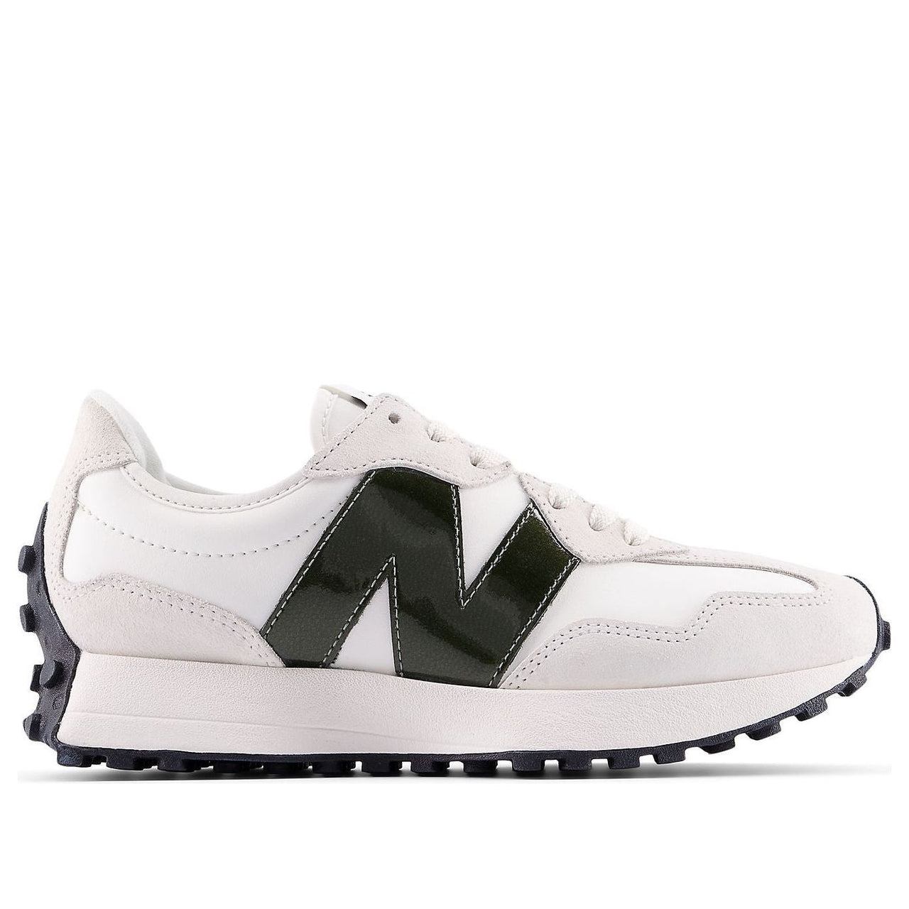 (WMNS) New Balance 327 'Sea Salt Dark Peridot' WS327JWA