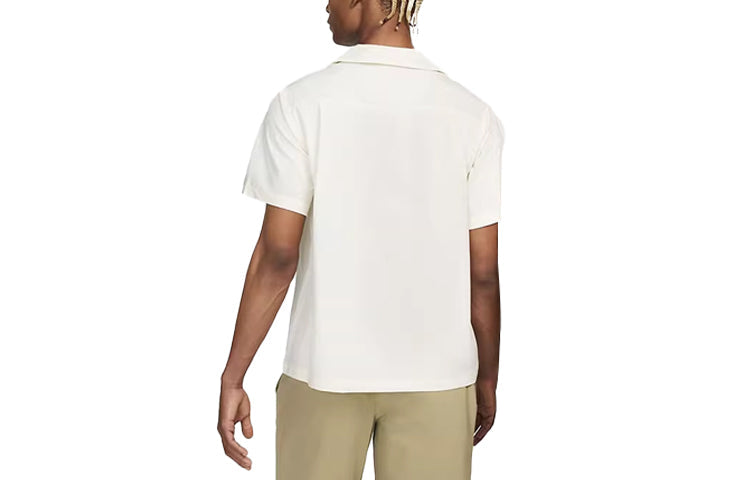Nike SB Short Sleeve Bowling Shirt 'White' DV9074-113
