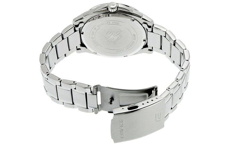 CASIO EDIFICE Stainless Steel Strap Mens SilverBlack Analog EF-336DB-1A1V2021